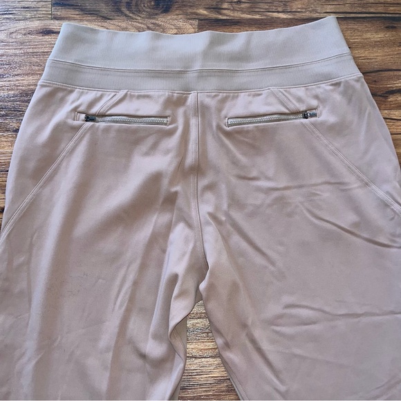 Athleta Venice Jogger Pants Womens XL Rustic Brown Pocket Zip Stretch Pull On - Picture 6 of 10